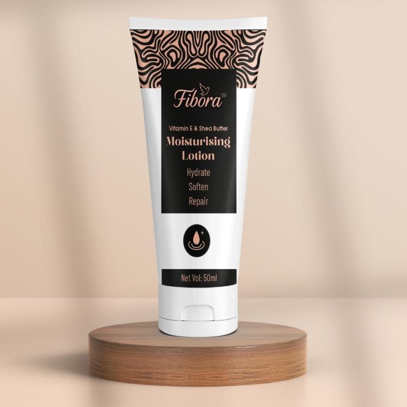 Fibora Moisturising Lotion with Vitamin E & Shea Butter – Deep Nourishment & Hydration – 50ml