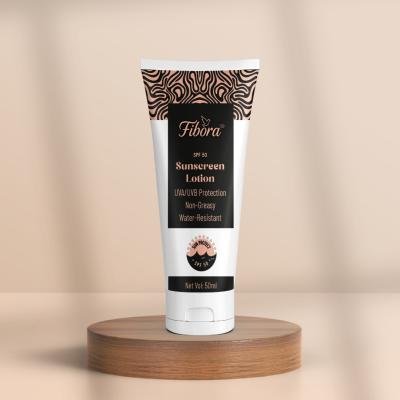 Fibora Sunscreen Lotion SPF 50 – Non-Greasy, Water-Resistant, UVA/UVB Protection, 50ml