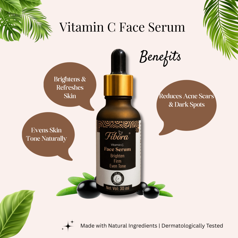 Fibora Vitamin C Serum (30ml) + FREE Face Wash (100ml) Combo Offer