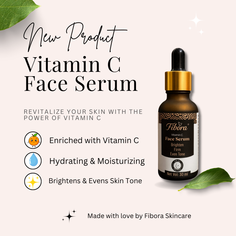 Fibora Vitamin C Serum (30ml) + FREE Face Wash (100ml) Combo Offer